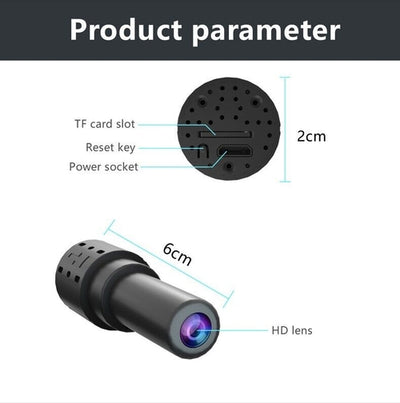 WiFi Wireless Spy 4K Mini Camera Pinhole DIY Hidden HD Screw IP DVR