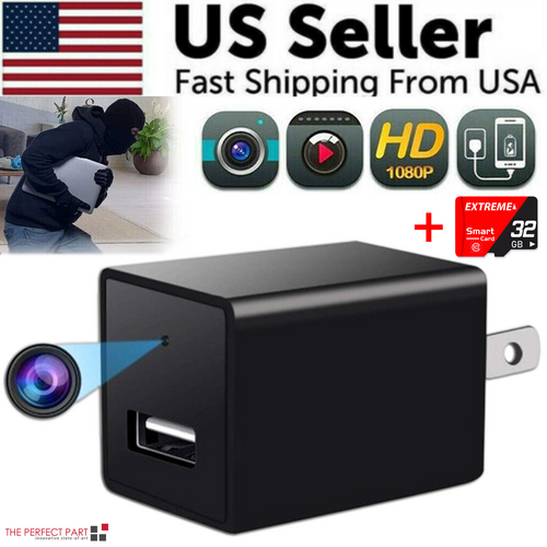Mini Hidden Camera Home Security Nanny Cam Full HD 1080P DVR Night