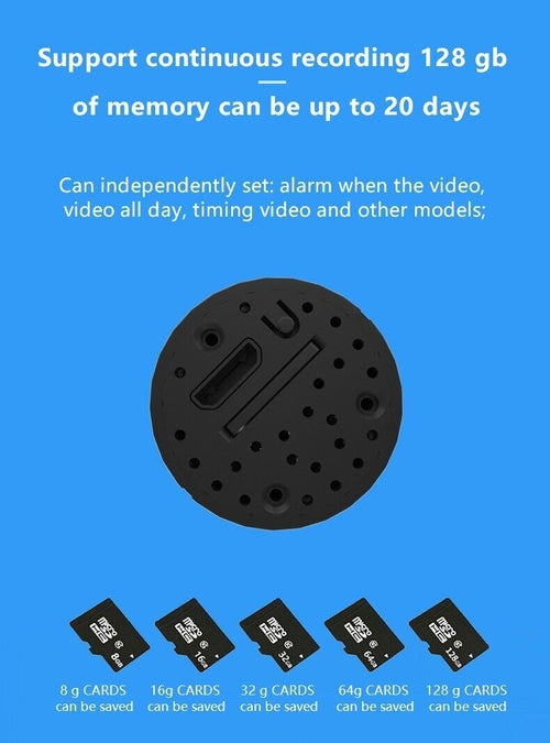 WiFi Wireless Spy 4K Mini Camera Pinhole DIY Hidden HD Screw IP DVR