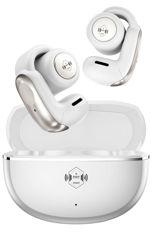 Sonic Bluetooth Earbuds w/ ENC - White
