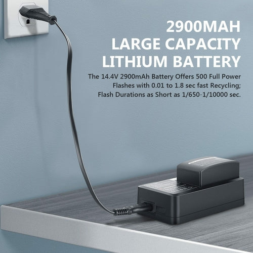 VISION2 200Ws 2.4G TTL Flash Strobe For Sony DSLR Cameras,1/8000 HSS